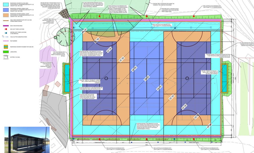 Brim Tennis Facility Upgrade